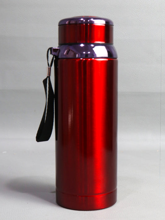 Red Stainless Steel Vacuum Bottle D-34