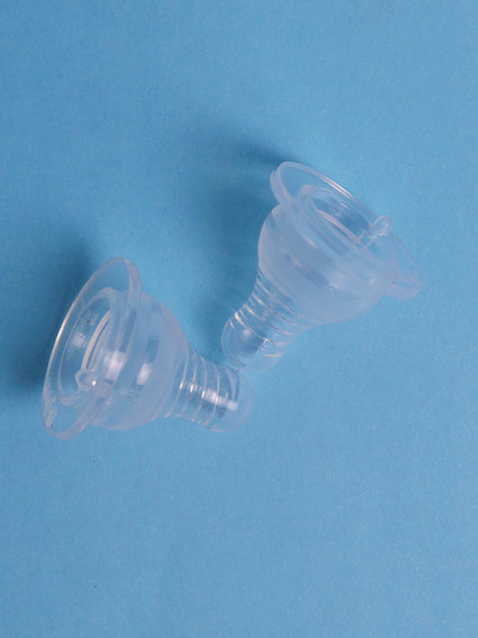 Pack Of 2 Soft Silicone Nipples/Teats - Small