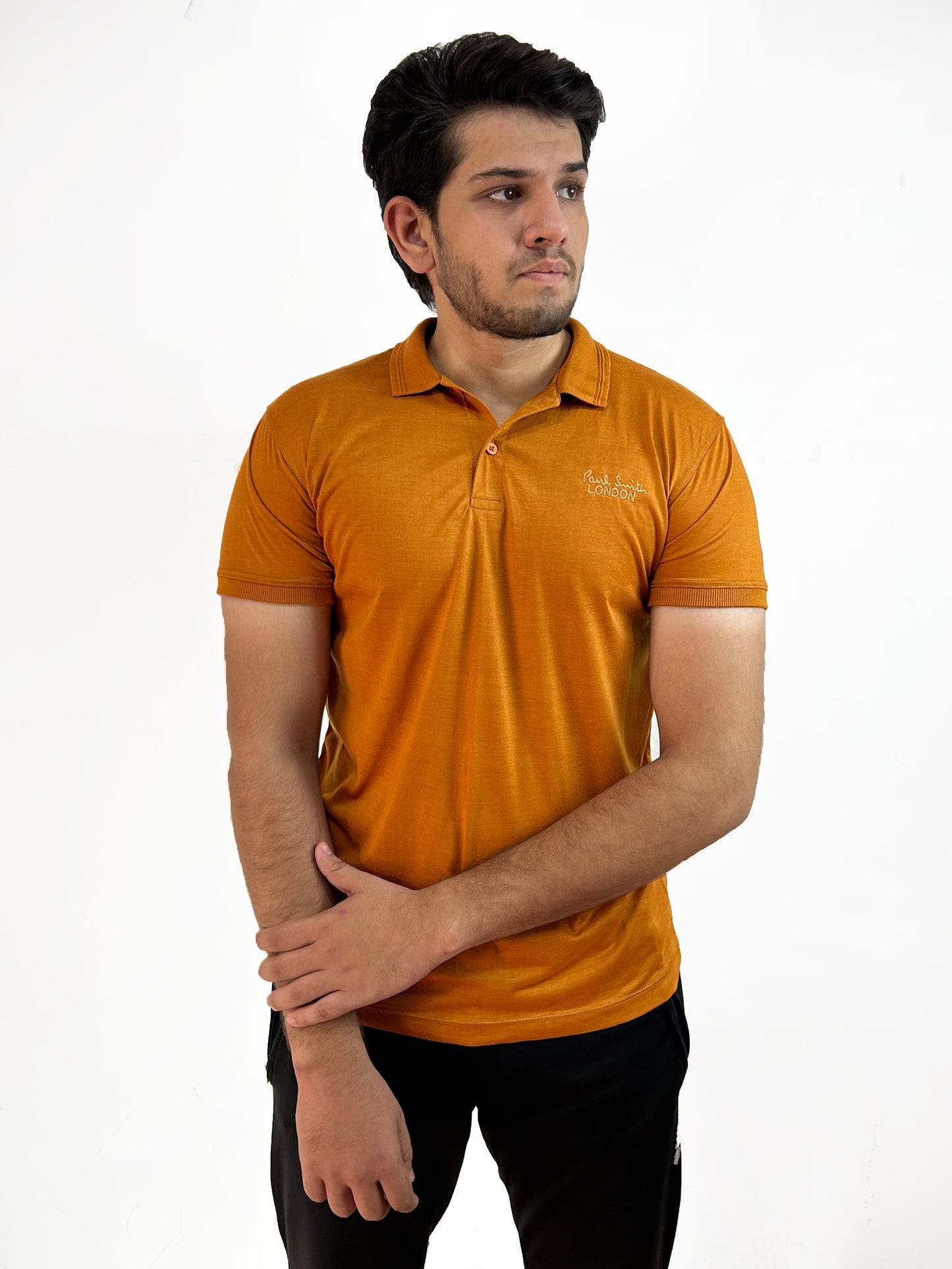 Mustard Plain Polo T-Shirt For Men MG MTS104