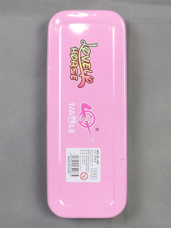 Unicorn 3D Metal Pencil Box - Pink
