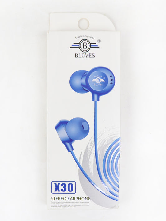 Bloves Wired Earphones X-30