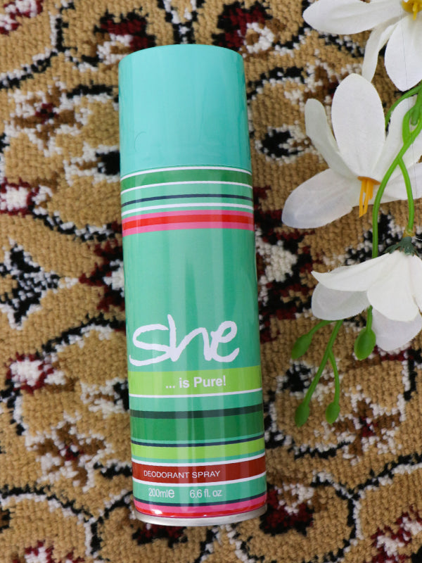 She Is Pure Deodorant Body Spray BS07 - 200ML