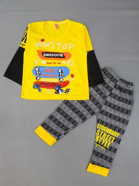 BS63 Kids Suit 2Yr - 5Yrs Non Stop Yellow