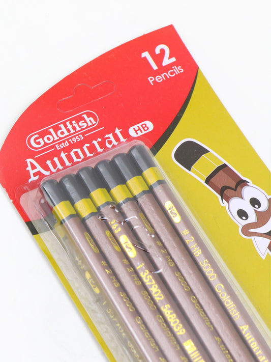 Pack Of 12 Goldfish Autocrat Pencils HB