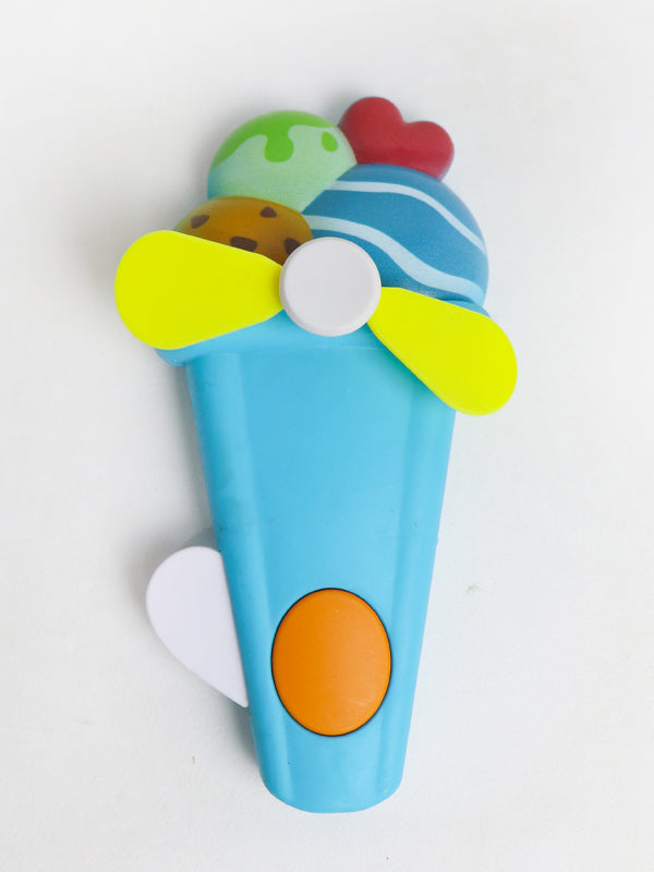 Ice Cream Hand Fan For Kids Sky Blue