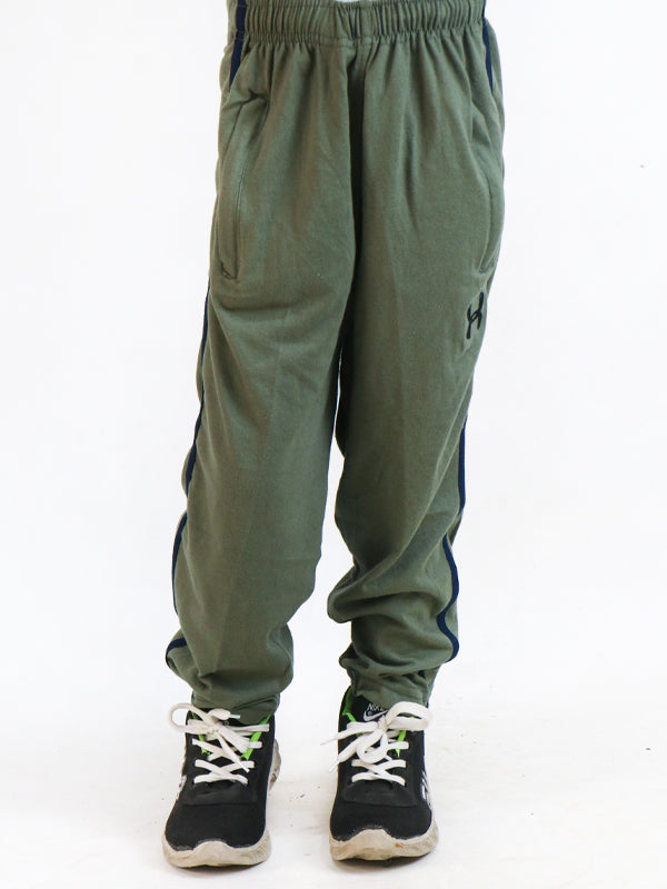 9Yrs - 14Yrs Green Jersey Trouser For Boys LF BT22