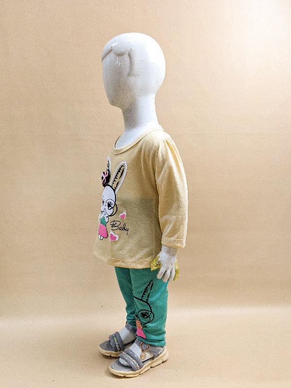 1Yr - 4Yrs Sweet Light Fawn Suit For Girls RG GS76