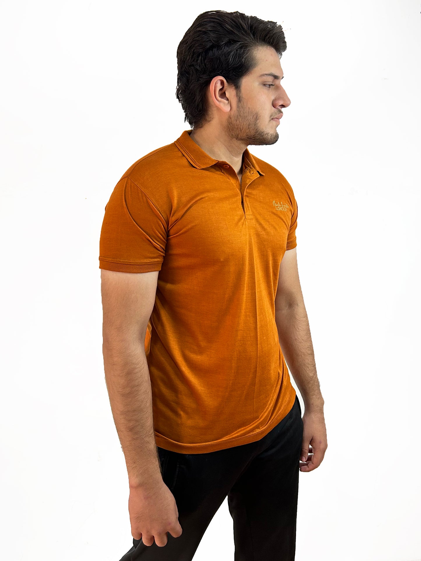 Mustard Plain Polo T-Shirt For Men MG MTS104