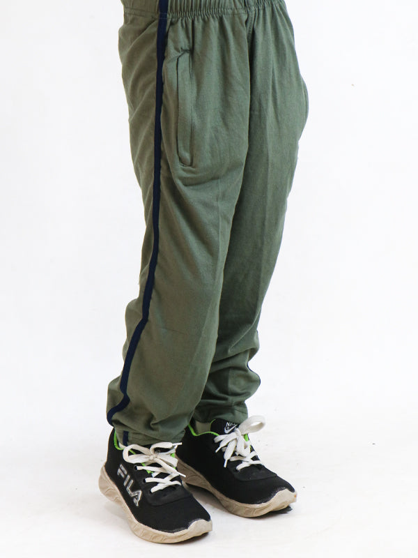 9Yrs - 14Yrs Green Jersey Trouser For Boys LF BT22