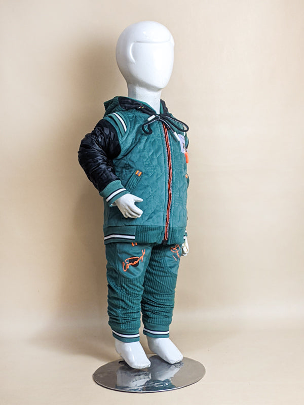 1Yr - 4Yrs Green Suit For Kids AJ BS97