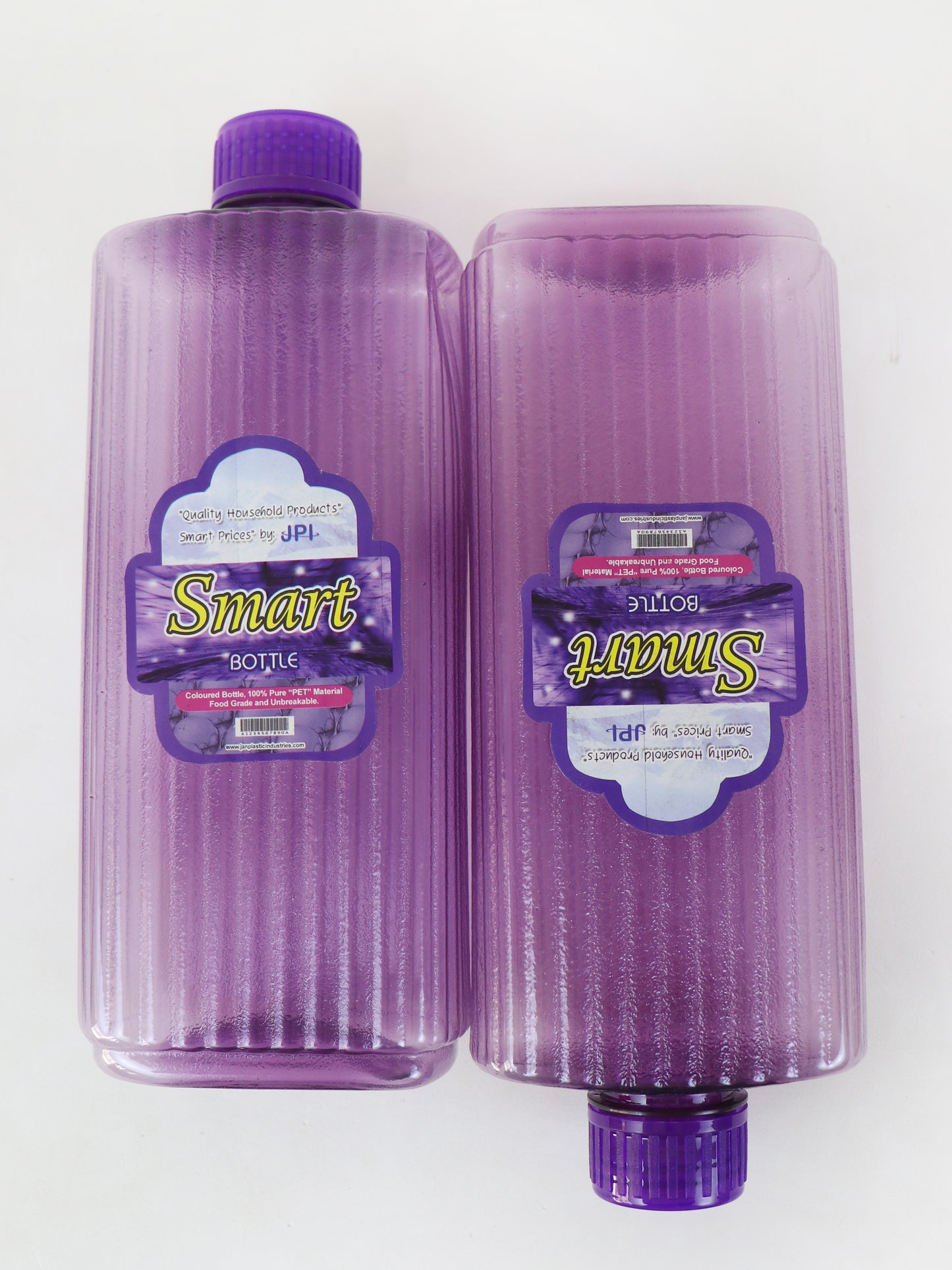 Smart Transparent Water Bottle Purple