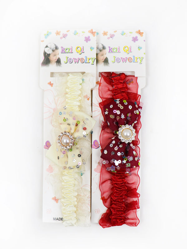 GHB04 Pack of 2 Head Band for Girls Multicolor