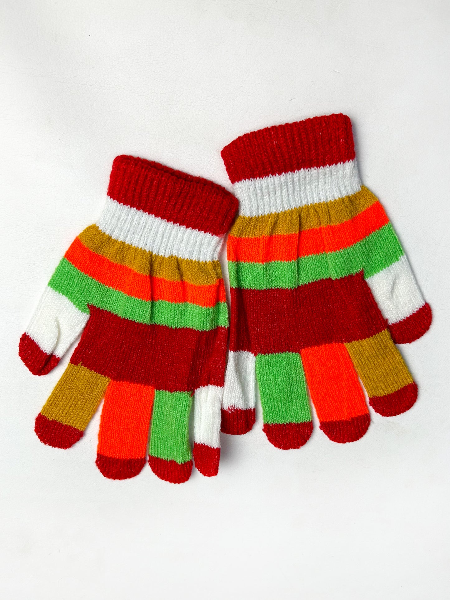 Multicolor Newborn Winter Gloves / Warm Children's Gloves / Unisex Full Finger Gloves KG06