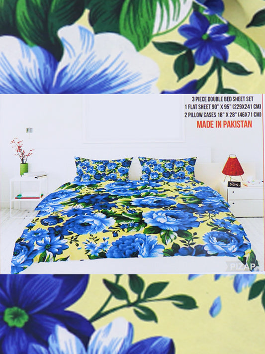 MUF 3Pc Double Bed Sheet M-037