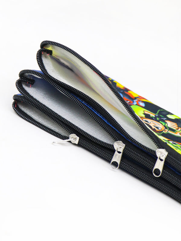 Zipper Pencil Pouch For Boys - Multidesign