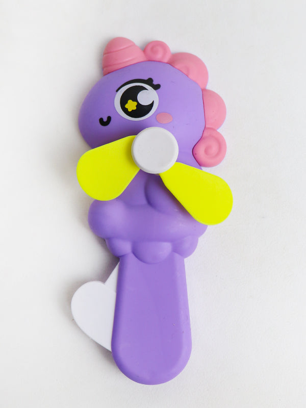Little Ponny Hand Fan For Kids Purple