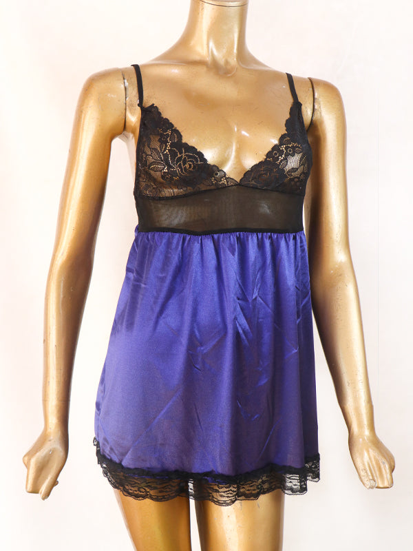 Navy Blue - Short Nighty For Women WSN02