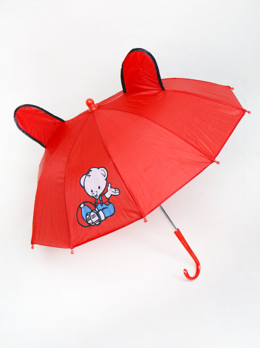 Small Kids Cartoon Umbrella - Red