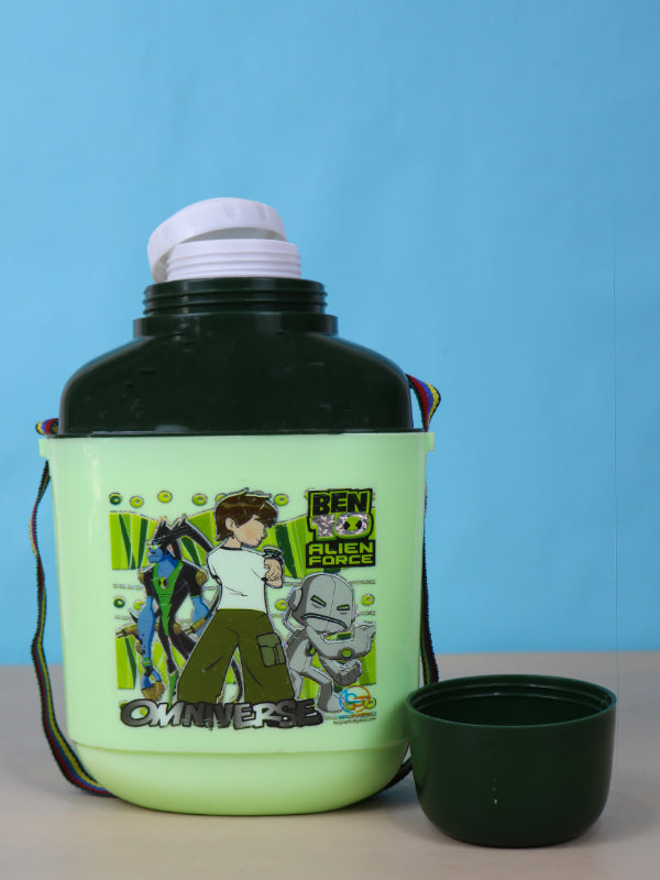 Kids Water Bottle Polo Cooler Ben10 Dark Green