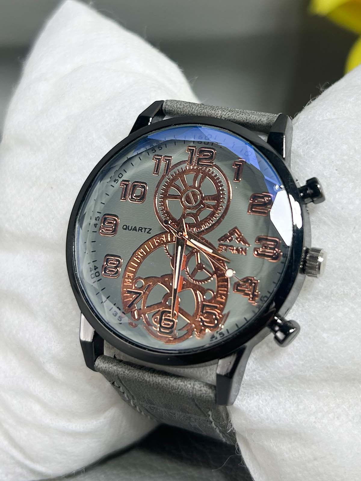Grey Strap Watch For Men MW180