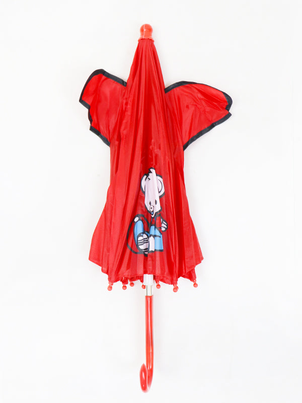 Small Kids Cartoon Umbrella Red KU02