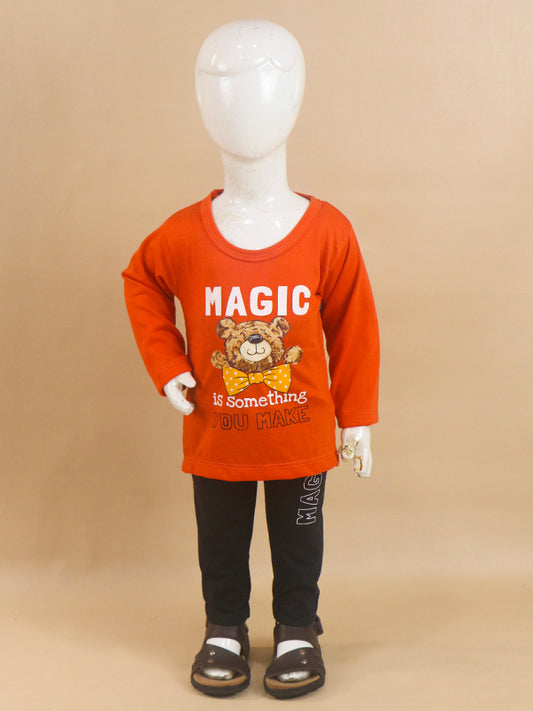 1Yr - 4Yrs Magic Orange Suit For Kids RG BS68