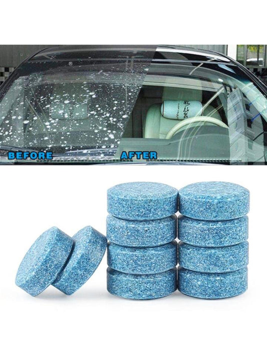 Pack of 6 Car Windshield Cleaning Tablets Effervescent for Clean Windshields