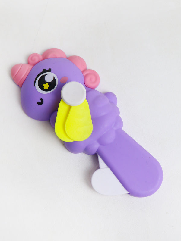 Little Ponny Hand Fan For Kids Purple