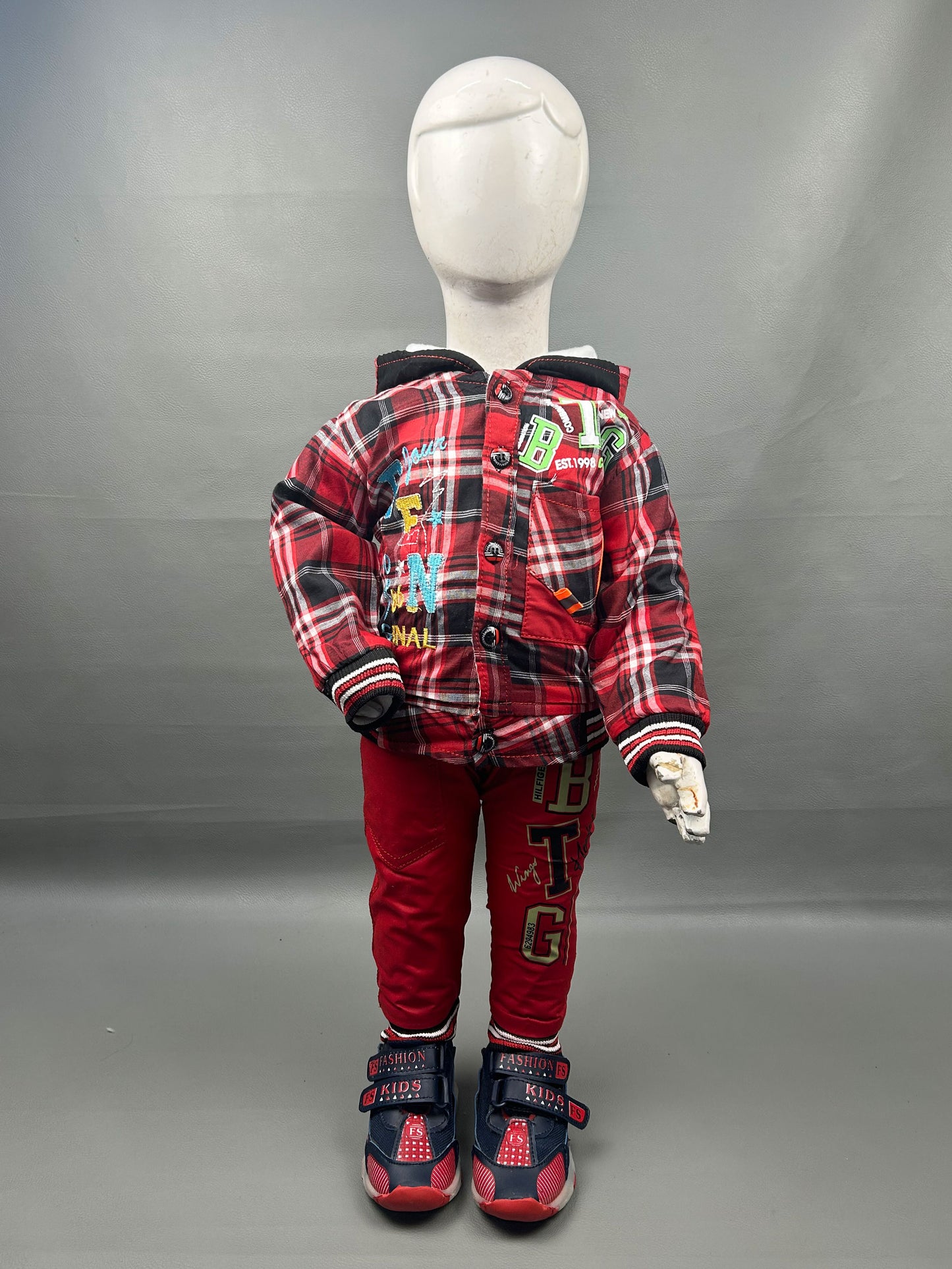 1Yr - 4Yrs BTG Red Suit For Kids IC BS199