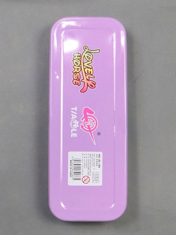 Unicorn 3D Metal Pencil Box - Purple
