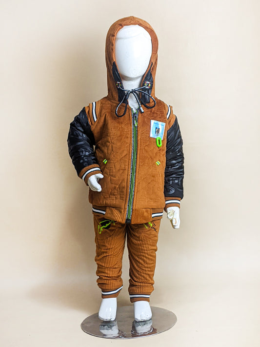 1Yr - 4Yrs Brown Suit For Kids AJ BS97