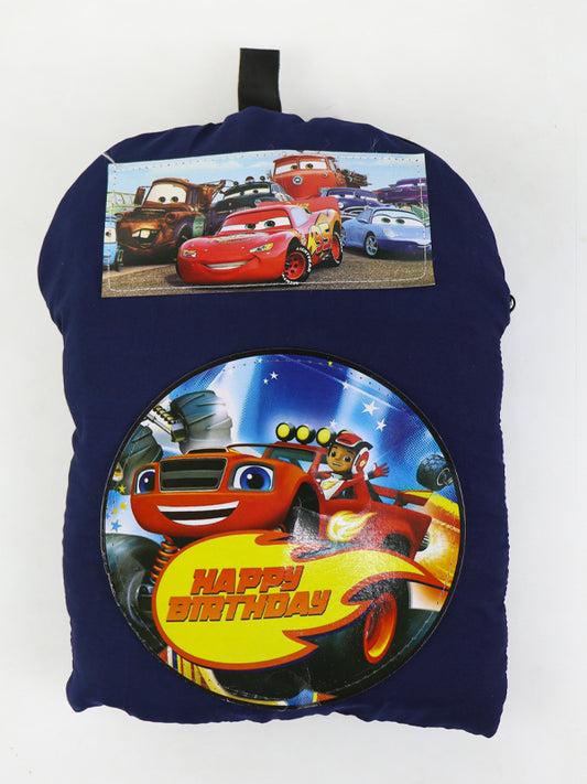 Happy Birthday Bag for Kids Navy Blue