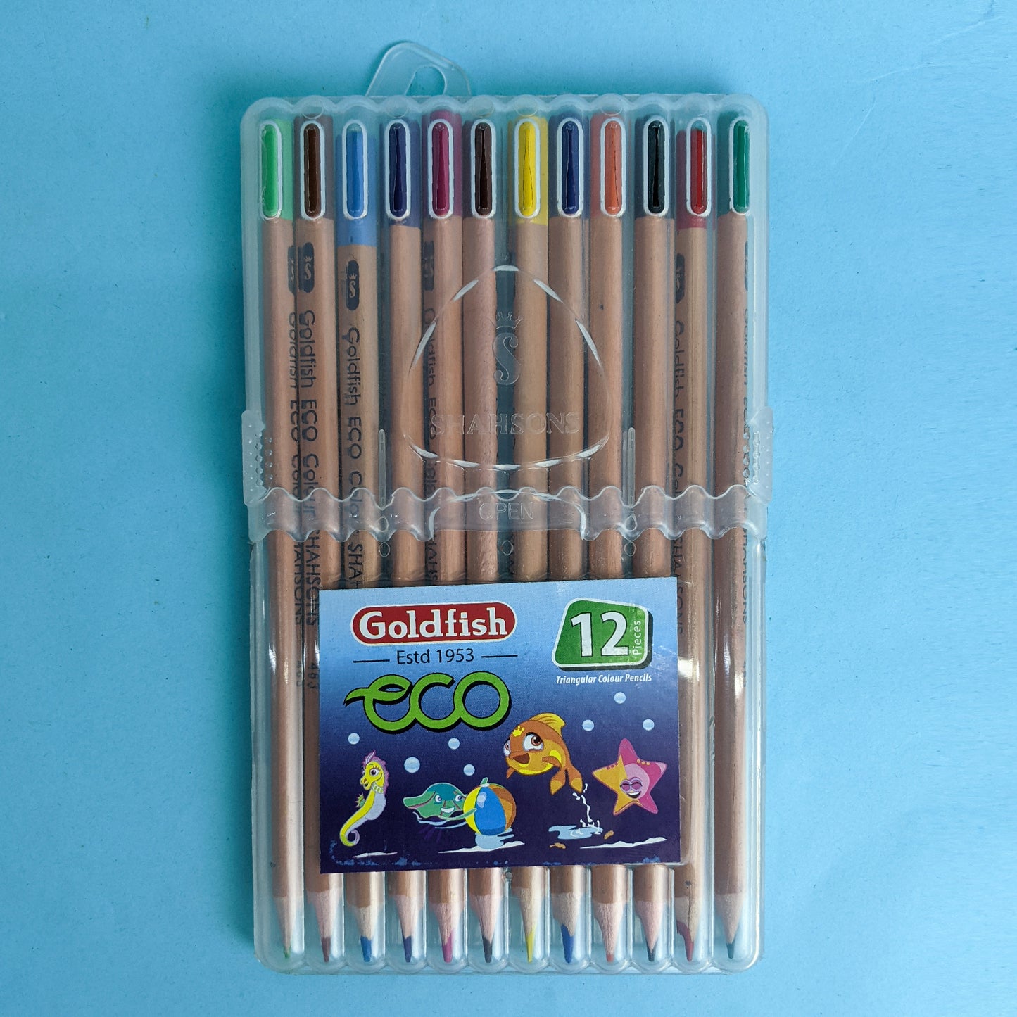 Pack Of 12 Goldfish ECO Colour Pencils