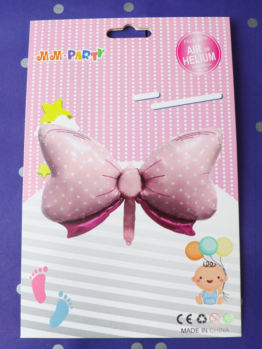 Pink Bowknot Foil Balloon BP29