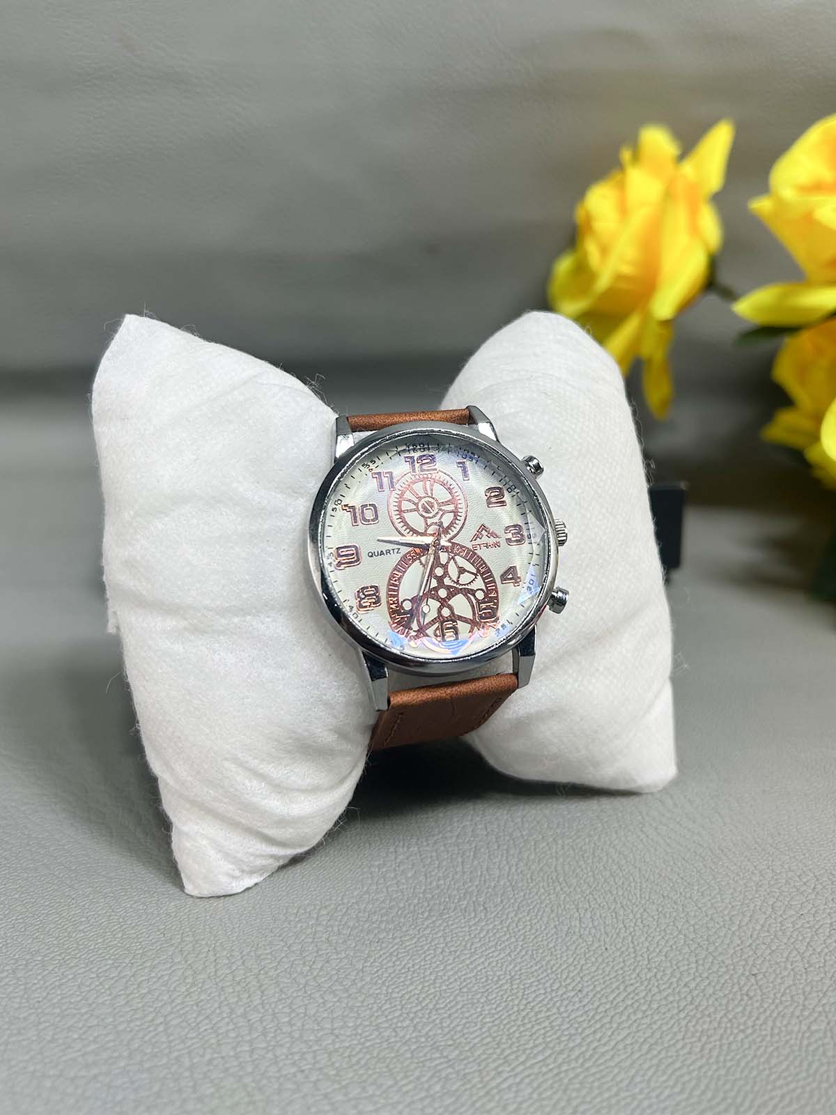 Brown Strap Watch For Men MW181