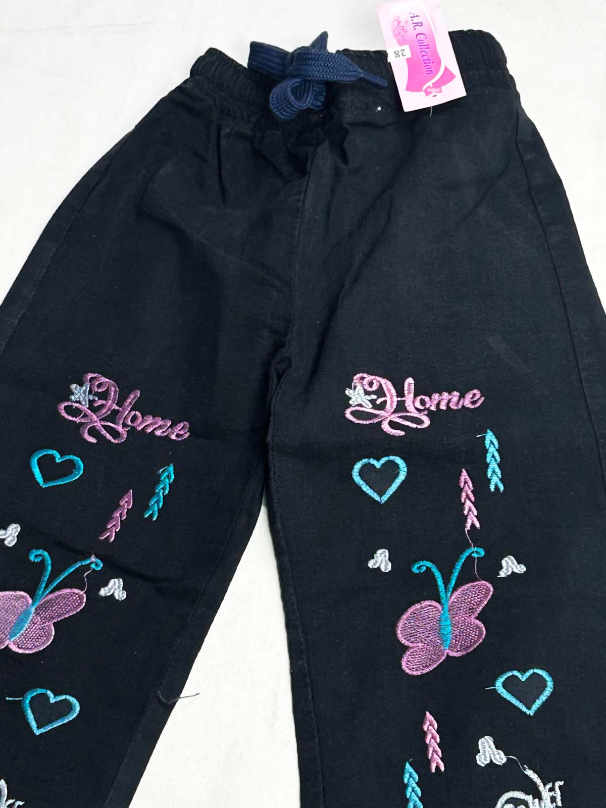 8Yrs - 14Yrs Black Stretchable Denim Jeans For Girls AR GJ35