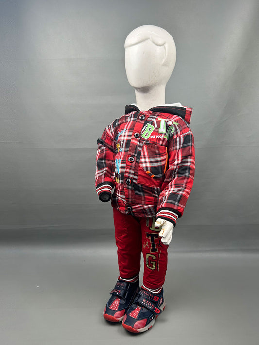 1Yr - 4Yrs BTG Red Suit For Kids IC BS199