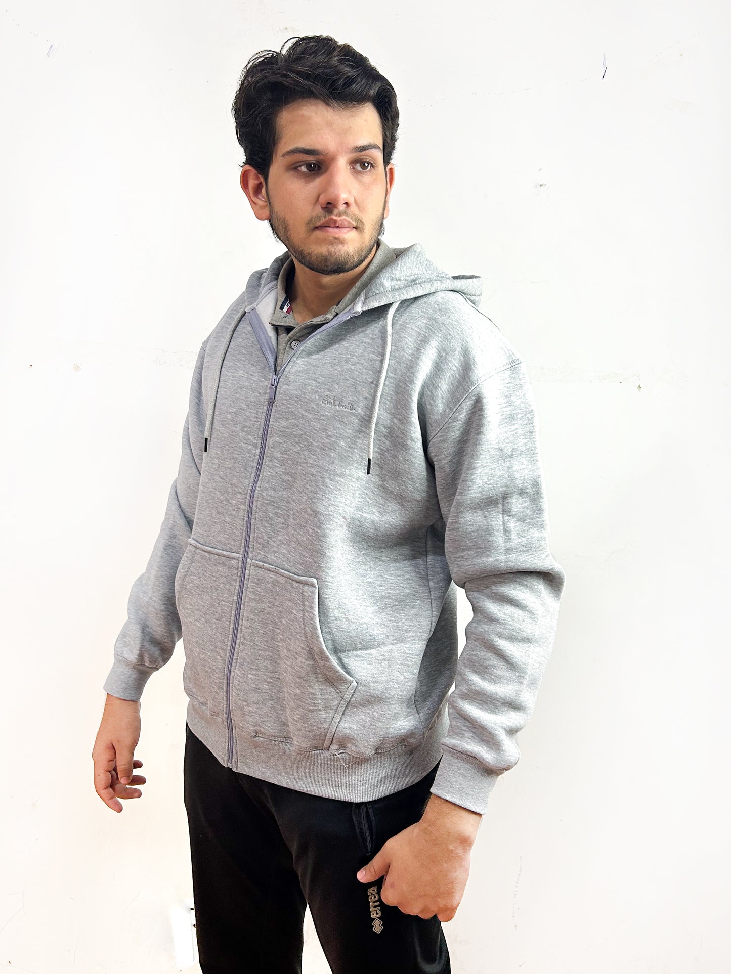 White Zipper Hoodie For Men MG MH26