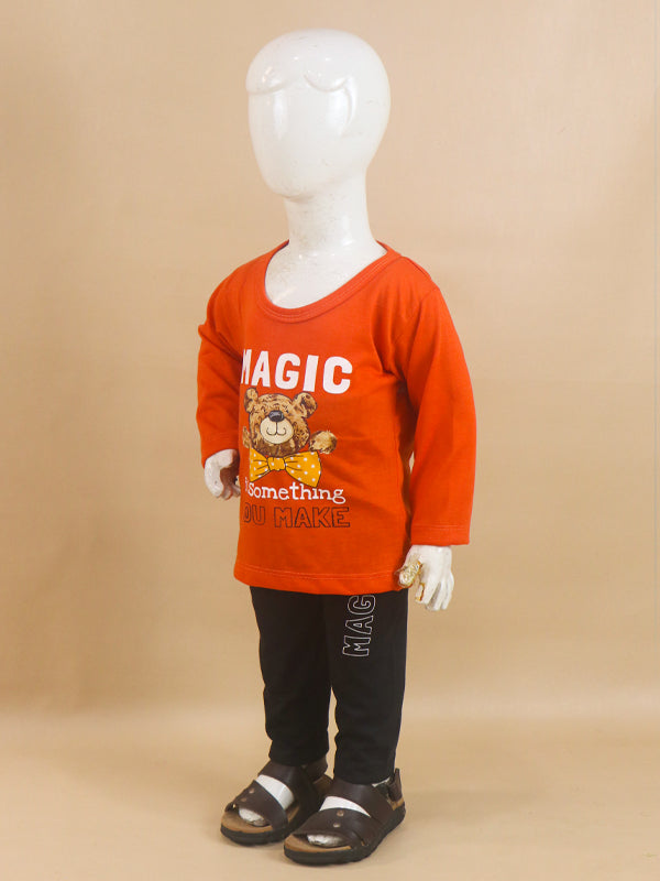1Yr - 4Yrs Magic Orange Suit For Kids RG BS68