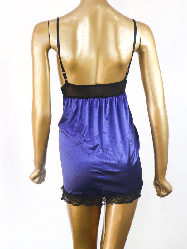 Navy Blue - Short Nighty For Women WSN02