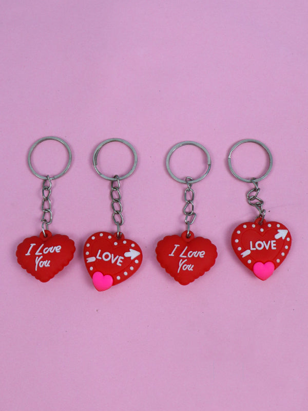 KC23 Pack Of 4 Key Chain Red