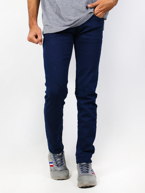 Men's Stretchable Regular Fit Denim Jeans Blue