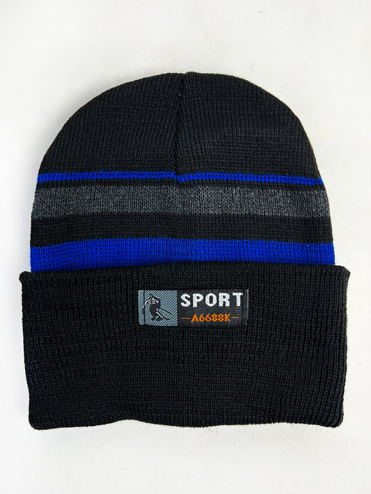 Black Beanie Winter Cap For Men BWC13