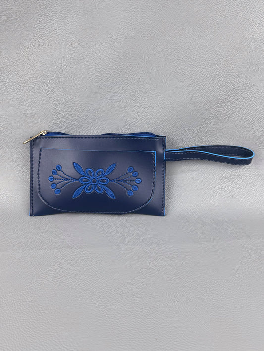 Dark Blue Hand Pouch For Women's WHB76