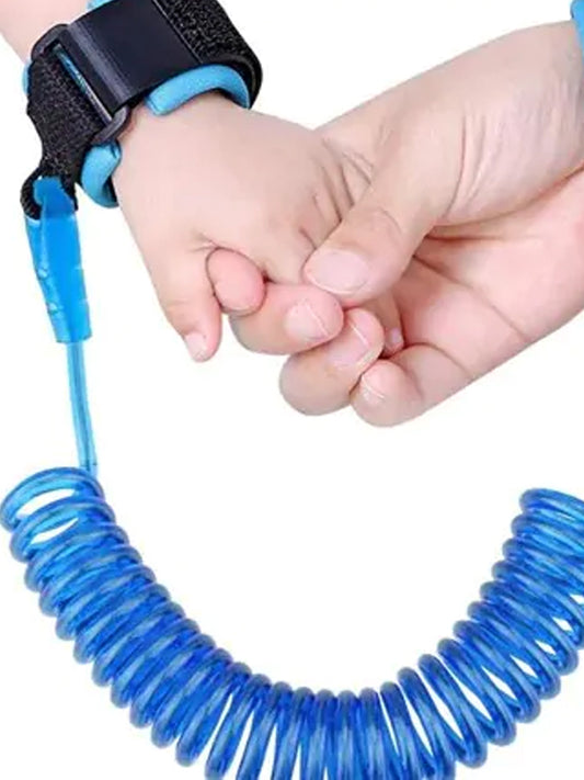 Baby Child Anti Lost Wrist Link Safety Harness Strap - Blue