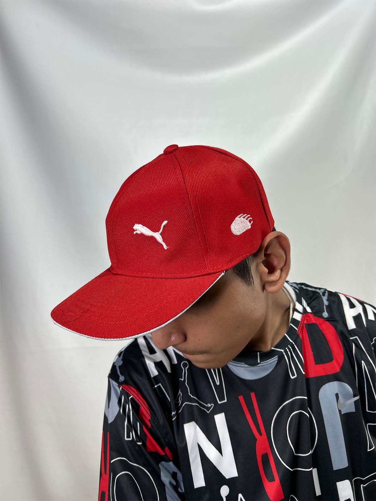 Red Basic P-Cap For Men CAP4