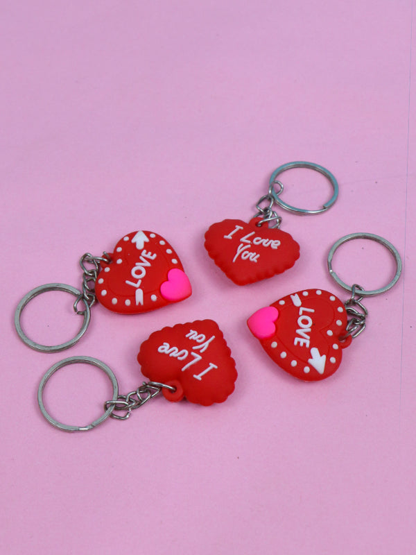 KC23 Pack Of 4 Key Chain Red