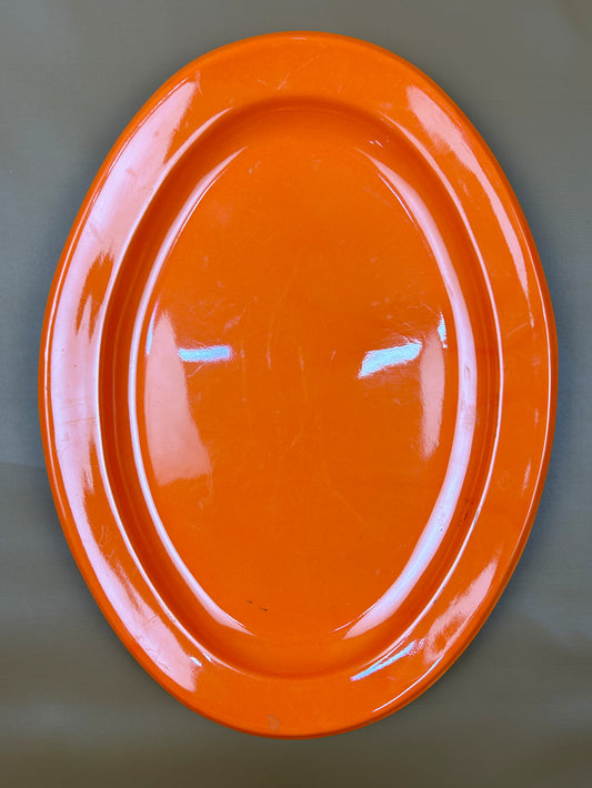 Orange Melamine Serving Tray MST07