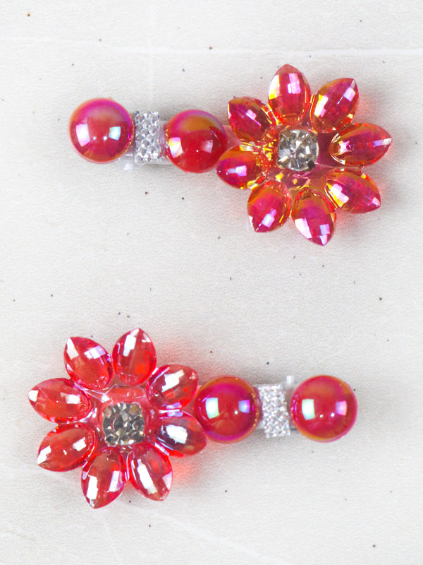 Pack Of 2 Multicolor Hair Clips For Girls GHC54