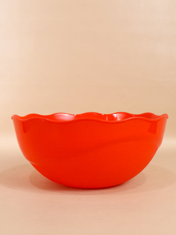 Red Plastic Serving Bowl MB10